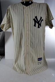 Don Larsen's game worn uniform from the 1956 World Series Game 5 Perfect Game will be up for auction beginning October 8, 2012.
