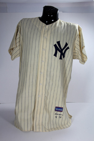 Don Larsen's game worn uniform from the 1956 World Series Game 5 Perfect Game will be up for auction beginning October 8, 2012.